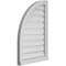 Ekena Millwork Quarter Round Top Left Surface Mount PVC Gable Vent w/ 2"W x 2"P Brickmould Sill Frame, 20"W x 30"H GVPQL20X3003SF - alternate 2